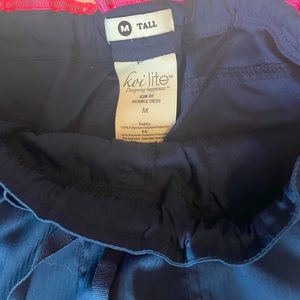 Koi lite scrub pants navy blue